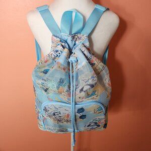 NWT Vera Bradley - Beach Treasures - Mesh Drawstring Backpack